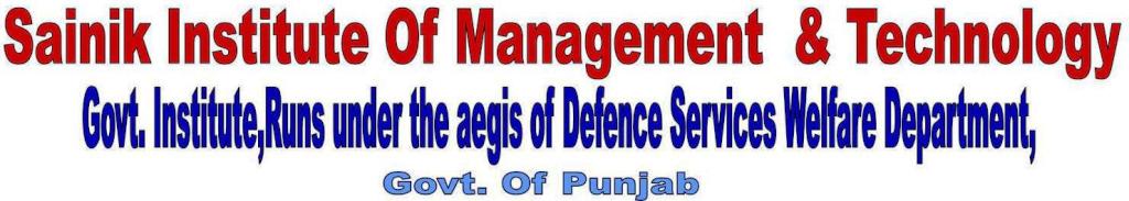 Sainik Institute of Management and Technology, SAS Nagar Admissions for Steno Course 2025-26 have started.